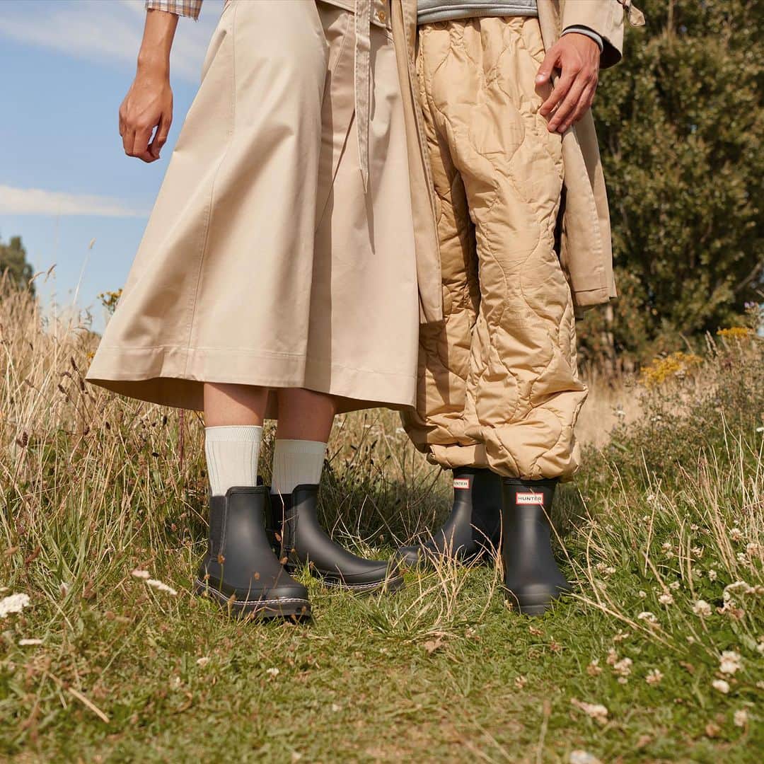 ハンターブーツのインスタグラム：「From the Chelsea Boots to the PLAY.   Shop the range of short #HunterBoots on hunterboots.com」