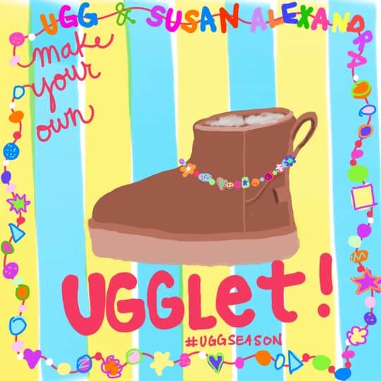 アグさんのインスタグラム写真 - (アグInstagram)「👋 NYC, come celebrate #UggSeason with us on Sat, 9/23 from 3:00-7:00 PM at our flagship at 530 5th Ave for a customizable UGGlet with @susan_alexandra.   UGGlet or beaded bows are complimentary with the purchase $120 or more at/during the event only. Once customized, shoes are nonrefundable.   #UGG #SusanAlexandra #NYC #NY」9月22日 3時56分 - ugg