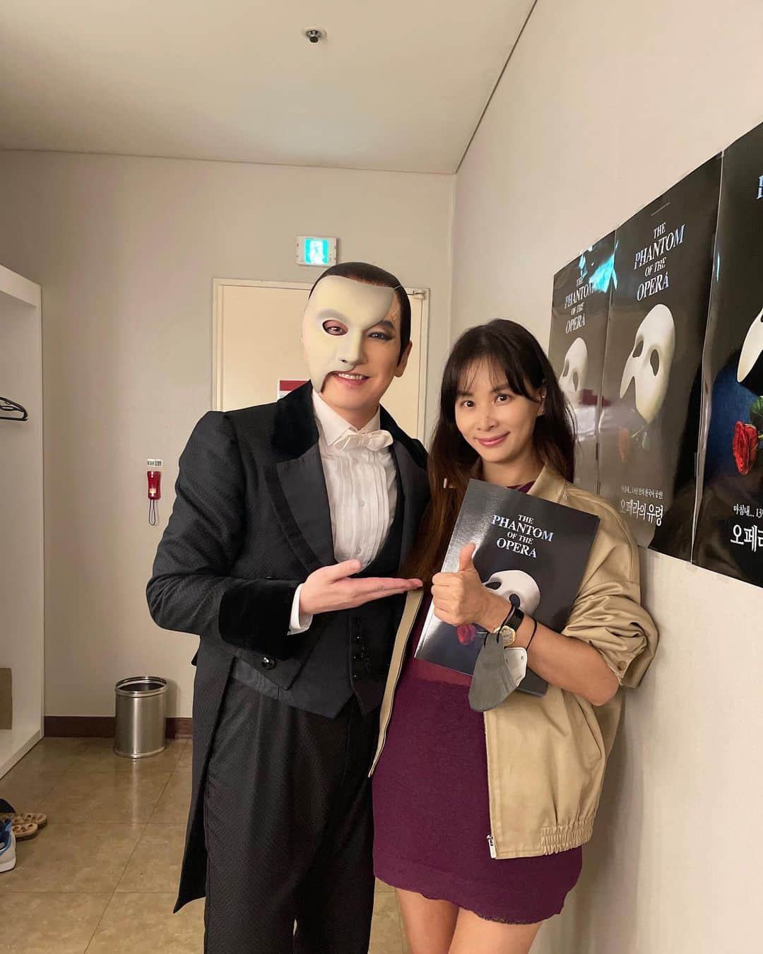 コ・ソヨンのインスタグラム：「믿고보는 조승우!! 늘 감동주는 놀라운 능력자💙 #thephantomoftheopera  #오페라의유령  #조승우배우님 #곰자」