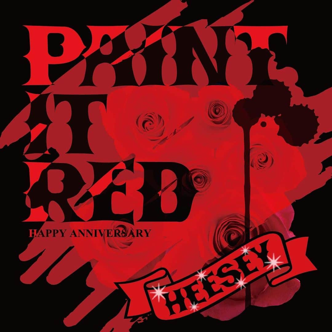 広瀬"HEESEY"洋一さんのインスタグラム写真 - (広瀬"HEESEY"洋一Instagram)「10/4(水) 配信リリース「PAINT IT RED」ジャケットデザイン公開＆プレオーダー開始!!  【iTunes Store & amazon musicプリオーダー】 ご応募期間:9/22(金)12:00～10/3(火)23:59まで 特典:ジャケットデザインアクリルキーホルダー  詳細はこちら https://www.heesey.com/information/20230922/  #HEESEY #ヒーセ #PAINTITRED」9月22日 14時56分 - heesey0419