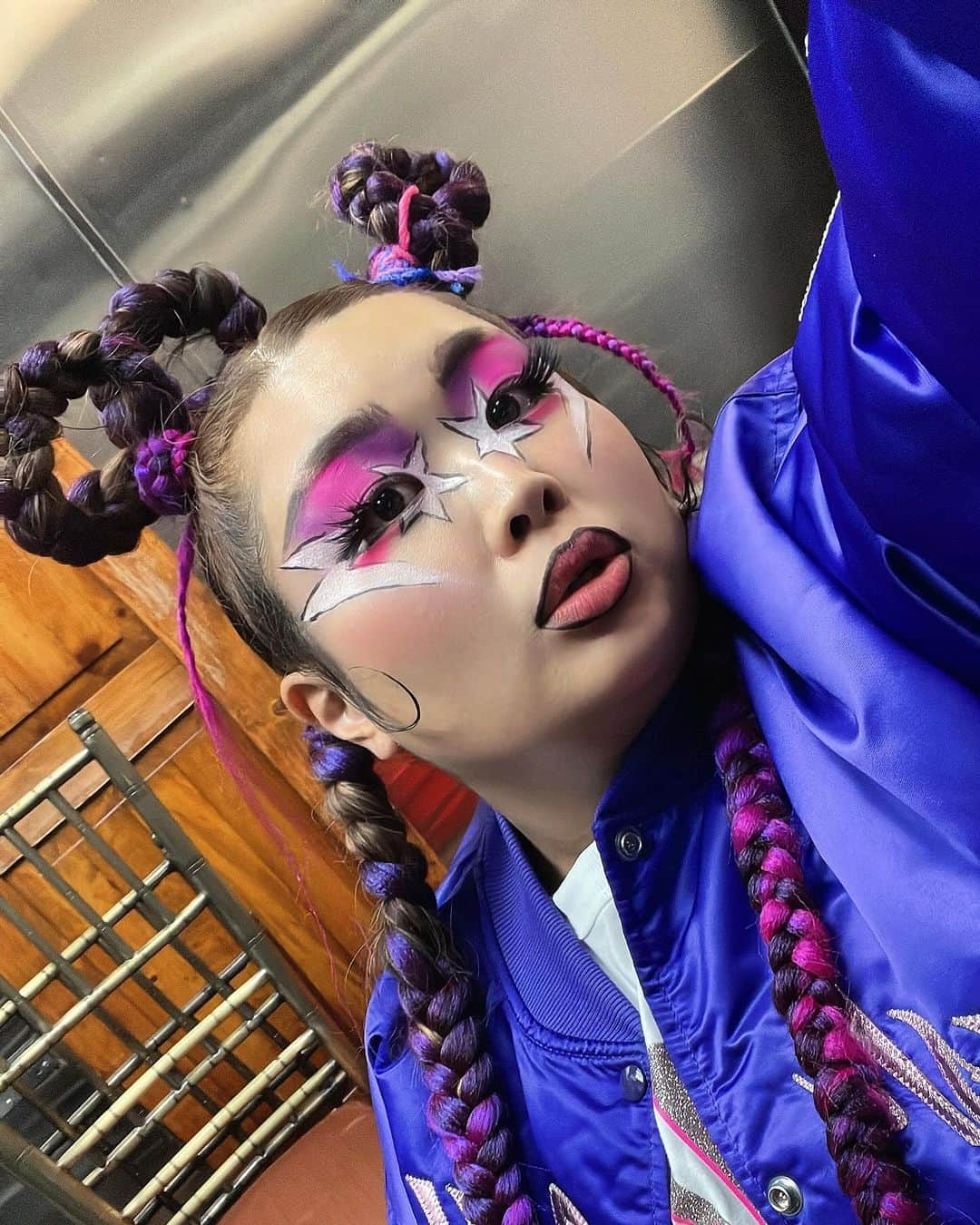 優宇さんのインスタグラム写真 - (優宇Instagram)「_ See you NYC🗽🍕 Nice to meet you. She name is "Crush Yuu" 👩🏻‍🎤💜💙 Thanks @sukeban_world team🌍!!! It was a really exciting night. See you soon! #wrestling #usa #SUKEBAN #ny #nyc」9月22日 15時09分 - yuustagram719