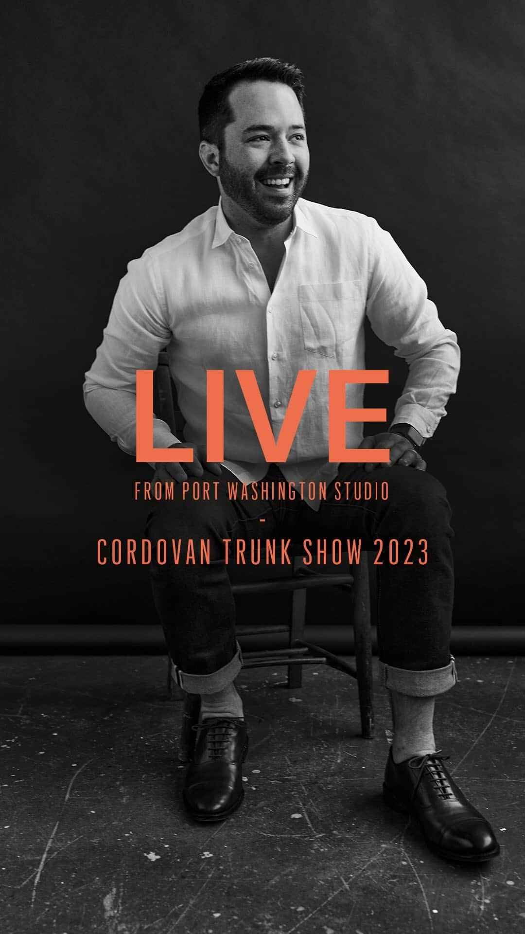 アレンエドモンズのインスタグラム：「LIVE FROM PORT WASHINGTON STUDIO | Preview our 2023 Cordovan Trunk Show with Head of Stores, Ryan Stowe」