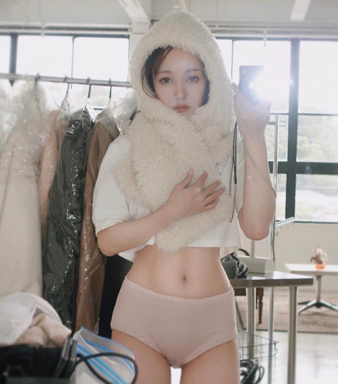 西もなかのインスタグラム：「もふ🐏」