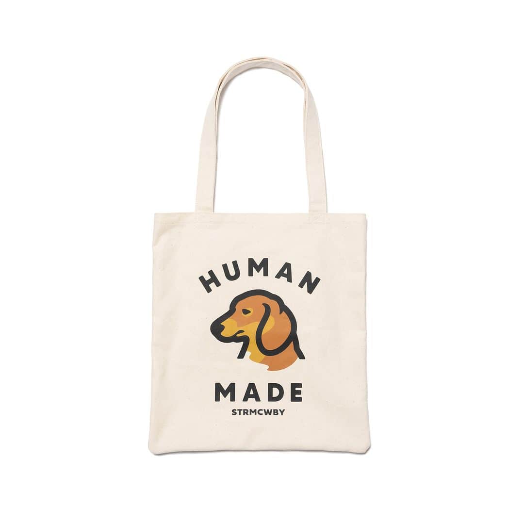 HUMAN MADEさんのインスタグラム写真 - (HUMAN MADEInstagram)「"BOOK TOTE" is available at 23rd September 11:00am (JST) at Human Made stores mentioned below.  9月23日AM11時より、"BOOK TOTE” が HUMAN MADE のオンラインストア並びに下記の直営店舗にて発売となります。  [取り扱い直営店舗 - Available at these Human Made stores] ■ HUMAN MADE ONLINE STORE ■ HUMAN MADE OFFLINE STORE ■ HUMAN MADE HARAJUKU ■ HUMAN MADE SHIBUYA PARCO ■ HUMAN MADE 1928 ■ HUMAN MADE SHINSAIBASHI PARCO ■ HUMAN MADE SAPPORO  *在庫状況は各店舗までお問い合わせください。 *Please contact each store for stock status.  コットンキャンバス生地のシンプルなトートバッグ。ダックスフンドのアニマルグラフィックが特徴です。  Simple tote bag in cotton canvas with a dachshund graphic on one side.」9月22日 11時20分 - humanmade