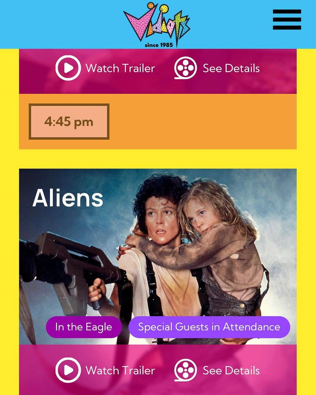 テイト・エリントンのインスタグラム：「Finally get to see it on the big screen tonight! Thank you @vidiots!  Saw it for the first time around 5th or 6th grade. It was a birthday double feature of Aliens and Friday the 13th Part VIII: Jason Takes Manhattan.」