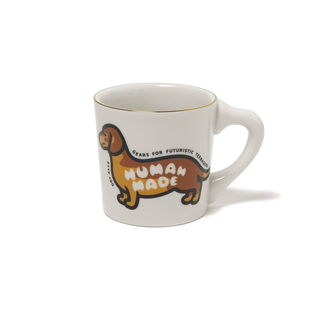 HUMAN MADEさんのインスタグラム写真 - (HUMAN MADEInstagram)「"DACHS COFFEE MUG" is available at 23rd September 11:00am (JST) at Human Made stores mentioned below.  9月23日AM11時より、"DACHS COFFEE MUG” が HUMAN MADE のオンラインストア並びに下記の直営店舗にて発売となります。  [取り扱い直営店舗 - Available at these Human Made stores] ■ HUMAN MADE ONLINE STORE ■ HUMAN MADE OFFLINE STORE ■ HUMAN MADE HARAJUKU ■ HUMAN MADE SHIBUYA PARCO ■ HUMAN MADE 1928 ■ HUMAN MADE SHINSAIBASHI PARCO ■ HUMAN MADE SAPPORO  *在庫状況は各店舗までお問い合わせください。 *Please contact each store for stock status.  HUMAN MADEオリジナル型を採用した、マグカップシリーズの新作。ダックスフンドのアニマルグラフィックが特徴です。  The latest addition to Human Made’s mug series. Made with the brand’s original mold, the mug features a dachshund graphic.」9月22日 11時30分 - humanmade