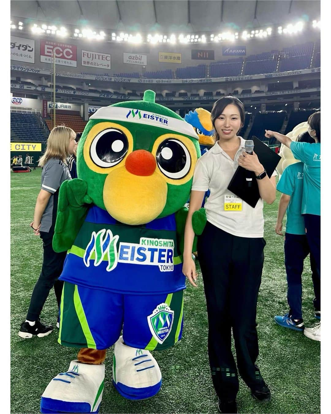 神戸麻衣さんのインスタグラム写真 - (神戸麻衣Instagram)「東京都・TOKYO UNITE共催 【TOKYO防災×スポーツチャレンジ in 東京ドーム】  木下マイスター東京🏓 マイスケ🦜  卓球体験コーナーで、木下マイスター東京の皆さんと頑張ってくれました😊 #司会 #mc #モデル #model #リポーター #ナレーター #reporter #ナレーション #スポーツmc  #イベント #イベントmc #神戸麻衣 #tokyounite #tokyo防災 #防災 #防災イベント #プロ野球 #東京ドーム #木下マイスター東京 #卓球 #tリーグ #マイスケ」9月22日 11時54分 - mai_g916