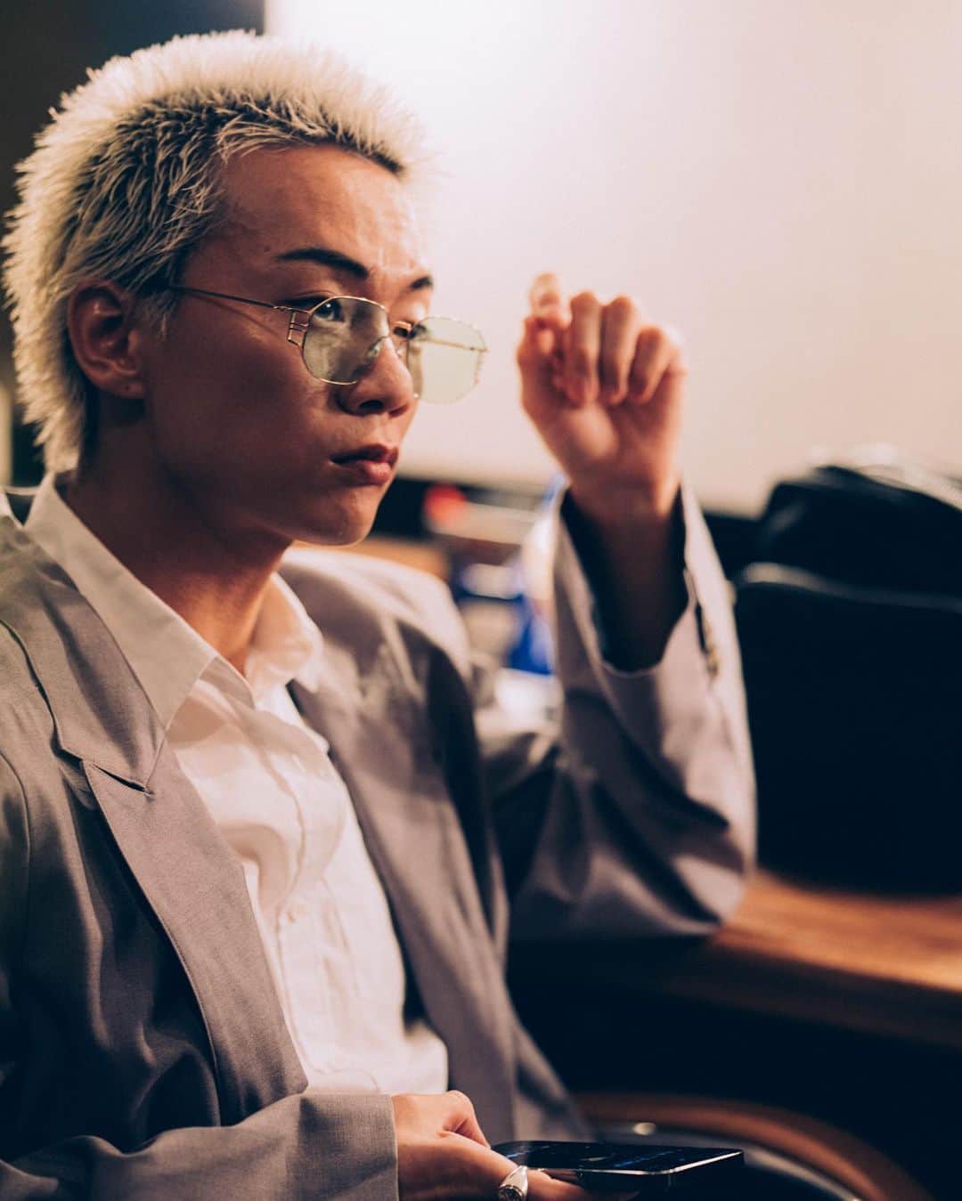 山田海斗のインスタグラム：「🥸」