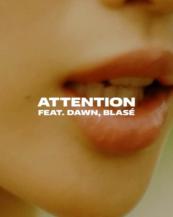 イドンのインスタグラム：「Attention (Feat. DAWN, BLASÉ) Official Video OUT NOW on AT AREA YouTube Channel.❤️‍🔥」