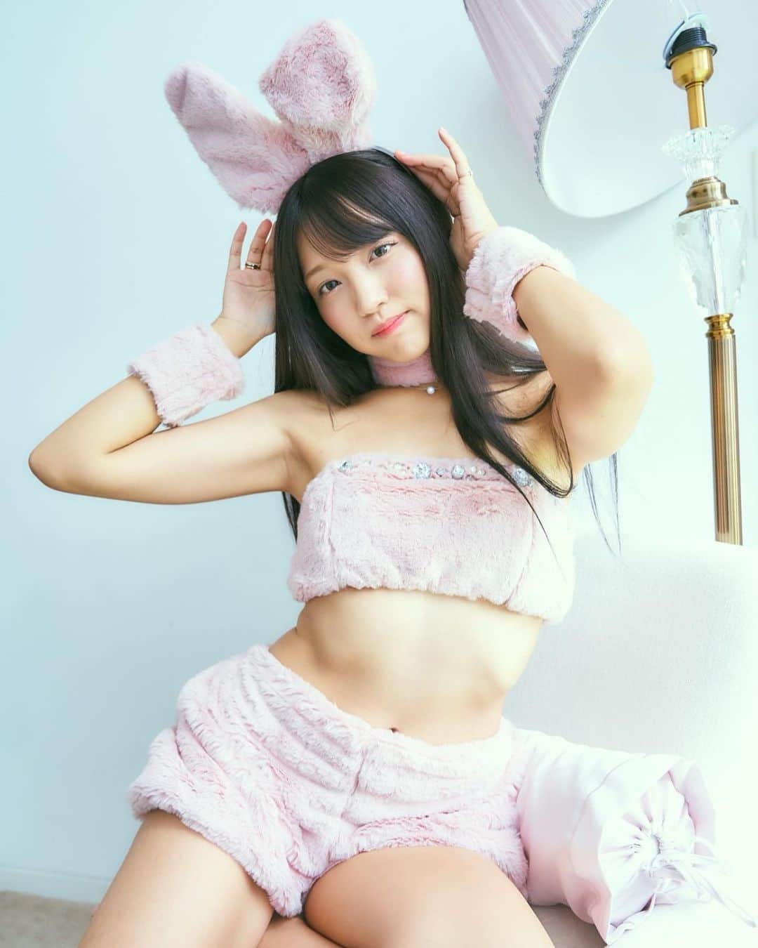 木下ひまりのインスタグラム：「🐇🩷」