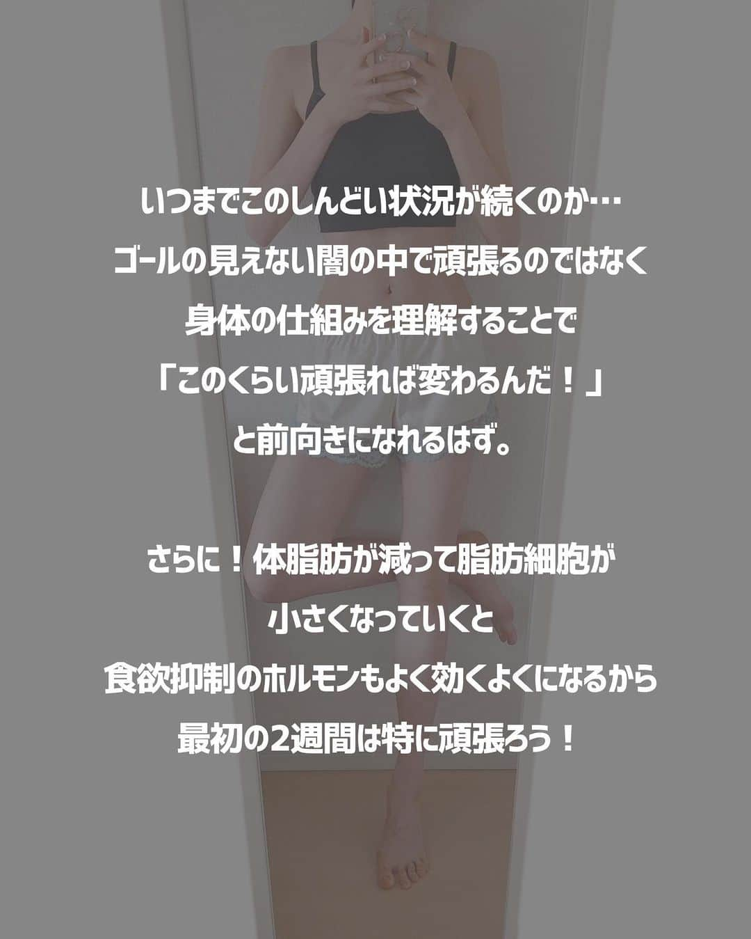 西村紗也香さんのインスタグラム写真 - (西村紗也香Instagram)「@_sayakanishimura_ 👈🏻食べて痩せるダイエット💕 　 ダイエット開始してもう次の日には 「甘いの食べたいいいいい💦」 「いつまでこの我慢続くんだ😵‍💫」 そんかキツイ状況になったことある人✋🏻 　 それってもう身体の仕組みだから ちょっと仕方ないというのもあるんだよ☺️ 　 それでもどうしてもムリー！ってなっちゃう場合は 私がやってたことをDMで教えるので コメントで🍰って入力してね❤️ 　 ——————— 　 ダイエットとリバウンドを繰り返す日々に 病みすぎた結果…過食嘔吐から拒食を経験❤️‍🩹 身体の仕組みと栄養の仕組みを学び 3食炭水化物を食べて-10kgに成功🍚 今は好きなものを食べてリバウンドなし💕 　 自分の経験と学びを活かして 今まで500名以上の方々に ダイエット、摂食障害克服、便秘解消など 栄養コンサルティングを行っています☺️ 　 栄養コンサルティングモニター募集中⚡️ 　 詳細はブログからご確認ください🫶🏻 　 ——————— 　 　 #ダイエット #ダイエット仲間募集 #インスタダイエット #ビフォーアフター #痩せる #食べて痩せる #リバウン ド #リバウンドしないダイエット #ダイエット方法」9月23日 0時47分 - _sayakanishimura_