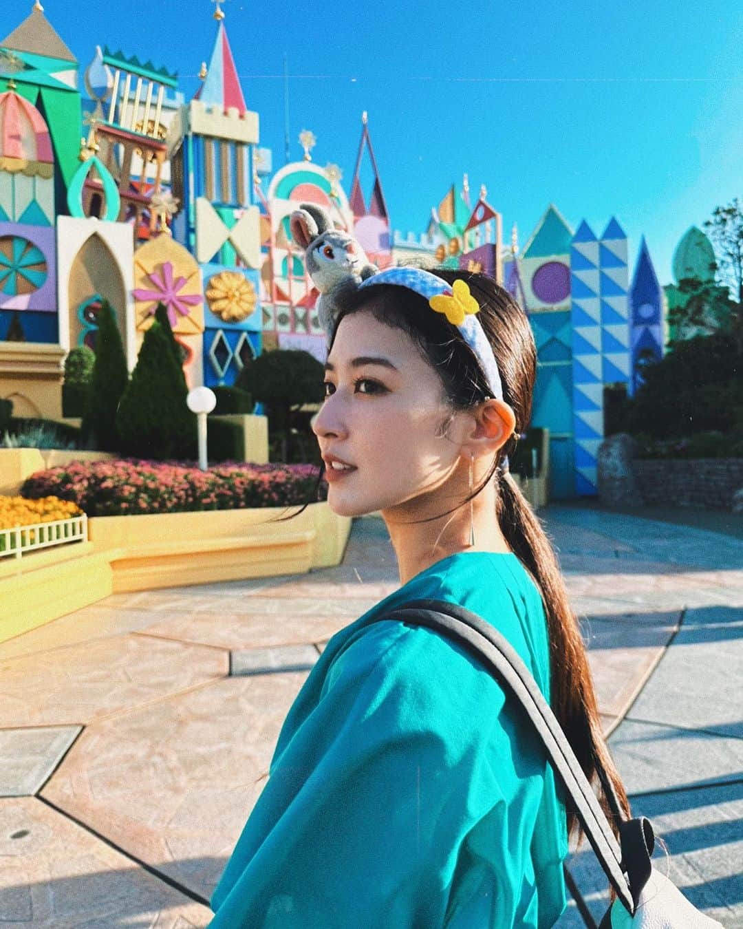 當山みれいのインスタグラム：「had a nice dream🐭🏰🩶」