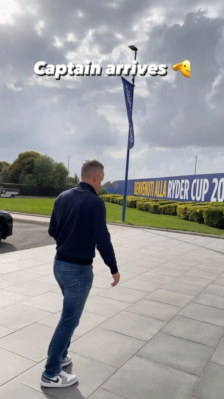 ルーク・ドナルドのインスタグラム：「Touchdown at @marcosimonegolf for Luke 🇪🇺 #TeamEurope」