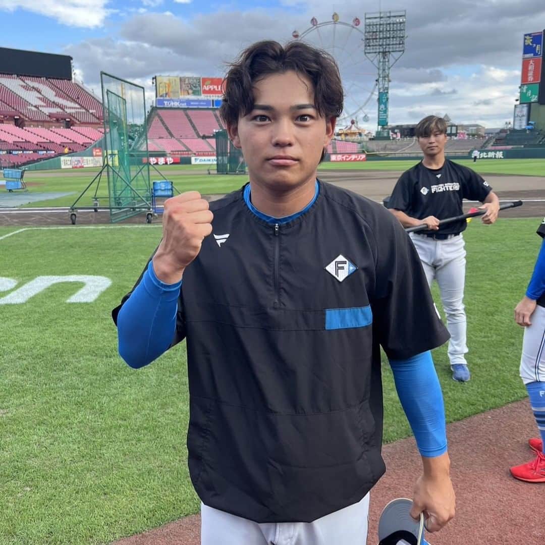 のインスタグラム：「1軍合流！頑張ります！ #田宮裕涼 #新時代 #lovefighters」