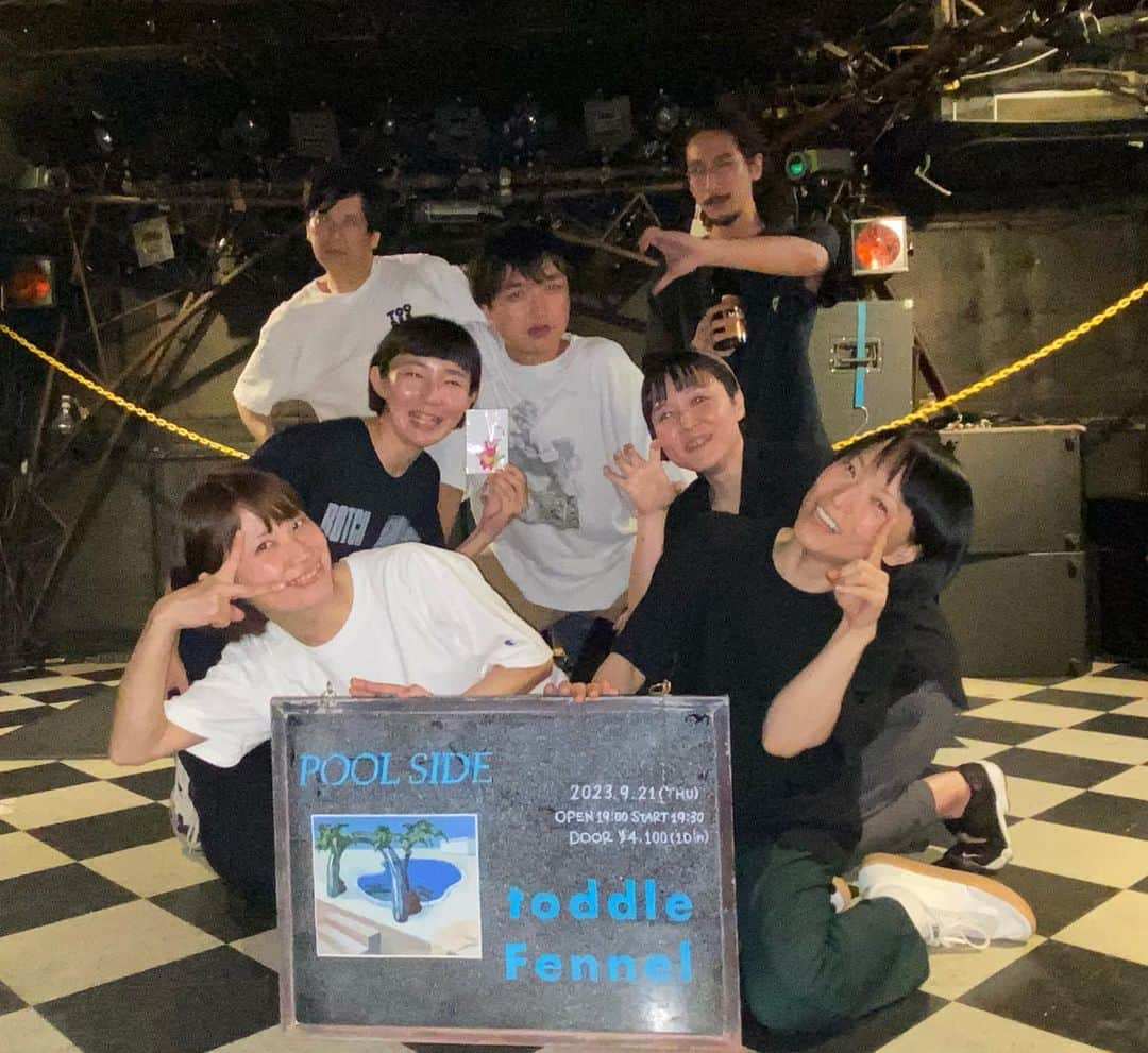 ヒロミ・ヒロヒロさんのインスタグラム写真 - (ヒロミ・ヒロヒロInstagram)「2023.9.21 下北沢SHELTER toddle×Fennel  幸せすぎました、、🫶🏻  #fennel_music #toddle #下北沢shelter  #shelterのちくわ」9月22日 16時30分 - hrhr522