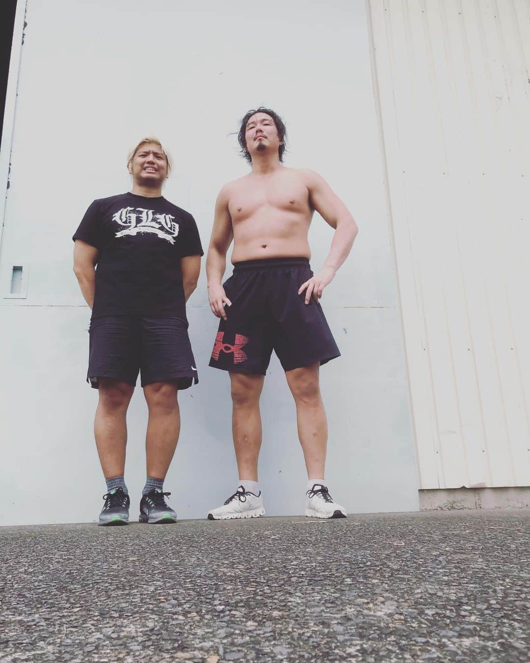 ジェイク・リーさんのインスタグラム写真 - (ジェイク・リーInstagram)「最終調整は @yoshidatadasuke と  #noah_ghc #noah_glg #9月24日 #名古屋国際会議場 #四度目 #防衛戦」9月22日 17時09分 - jakelee19890119