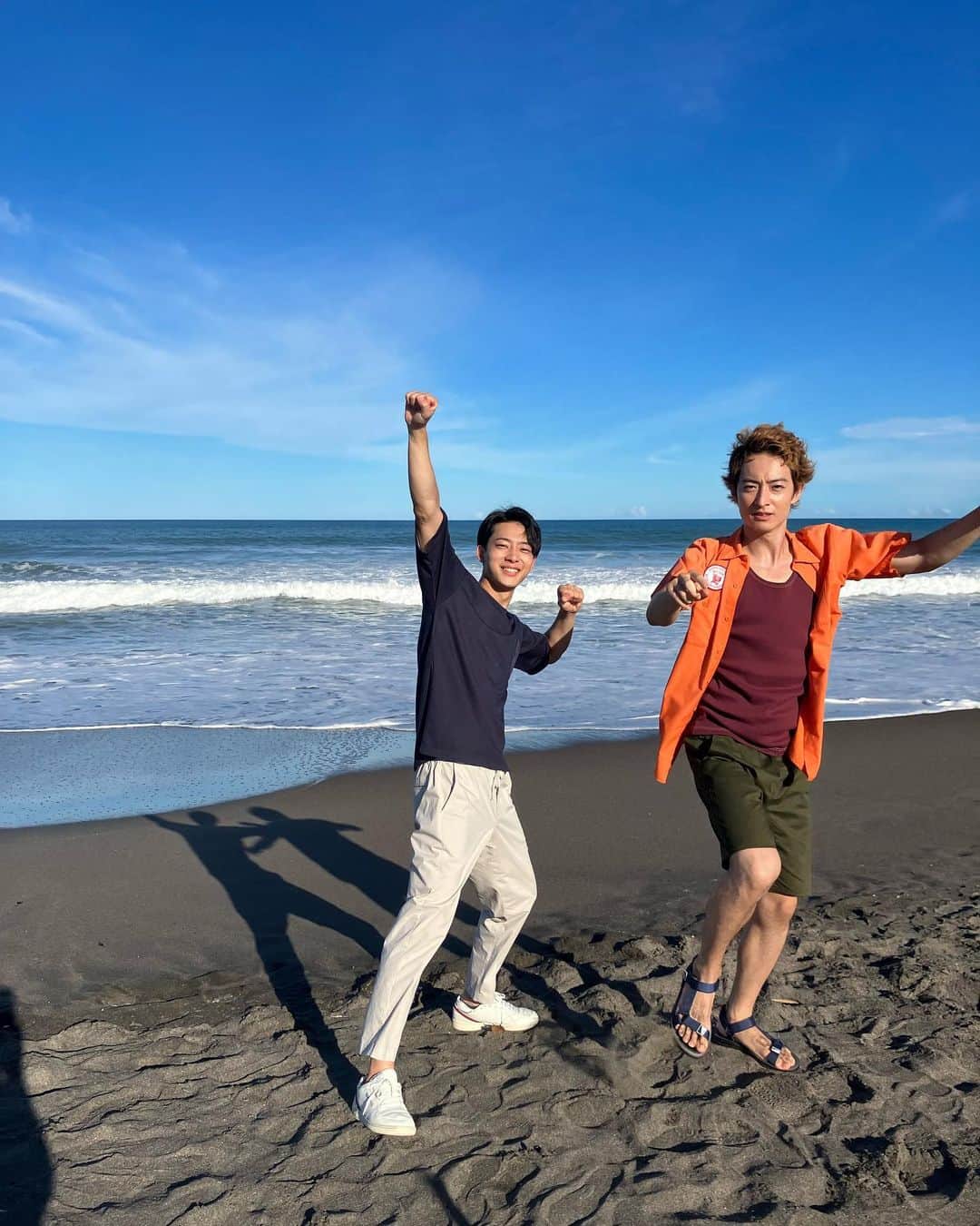 井上祐貴さんのインスタグラム写真 - (井上祐貴Instagram)「・ ホントの海 キャプテンと⚽️  @nan_uma_abc」9月22日 17時52分 - inoue_yuki_