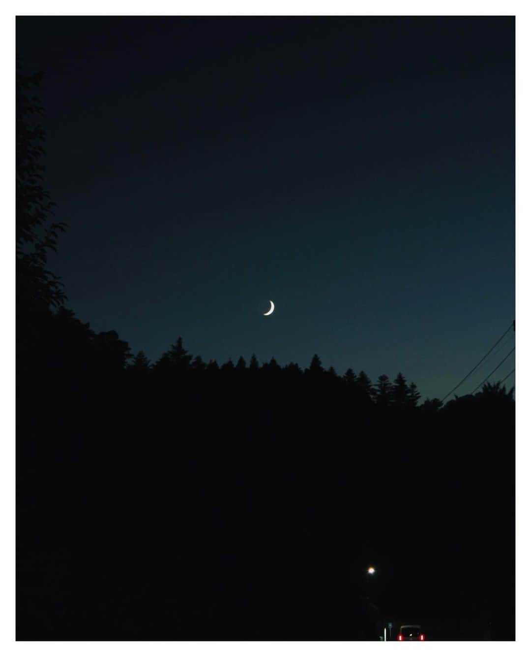 花楓のインスタグラム：「🌙🦉🌲」