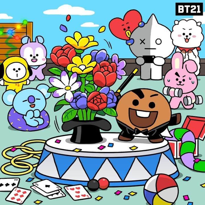 BT21 Stars of tomorrow, UNIVERSTAR!のインスタグラム