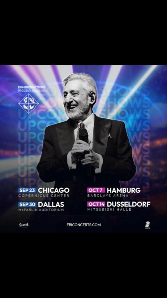 Ebiのインスタグラム：「. آماده و سرحال برای دیدار با شما در برنامه های پیش رو🔥 . Tickets: Ebiconcert.com」