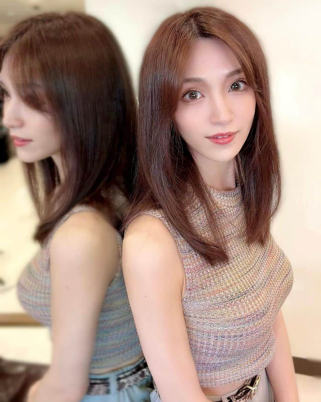 白瀬由莉さんのインスタグラム写真 - (白瀬由莉Instagram)「ヘアトリートメントしてきた👼🏻 髪の毛まとまるようになってうれしい🫧  今回ハイドレイドは2回目 トリートメント×ハイドレイドは最強やった🫶🏻  このトリートメントは髪の毛に蓄積したCaイオンを取り除いて髪の毛の内部から補正してうるおう🫧 浸透させるときハイドレイドでつやつや✨ @deux_hair_salon @osada_deux トリートメント専門にされている方もいて めっちゃ丁寧に仕上げてくださった🥺🤍  ハイドレイドはスチームより細かい水粒子が出るから潤って 薬剤の浸透をうながすんやって🤖 @hydraidhairshow   髪の毛つやつや気分あがる🫶🏻  明日も素敵な1日を☺️🌈  🌷🧚🏻‍♀️🌻  #Hydraid #ハイドレイド #トリートメント #deux_hair_salon」9月22日 18時17分 - yuri_shirase