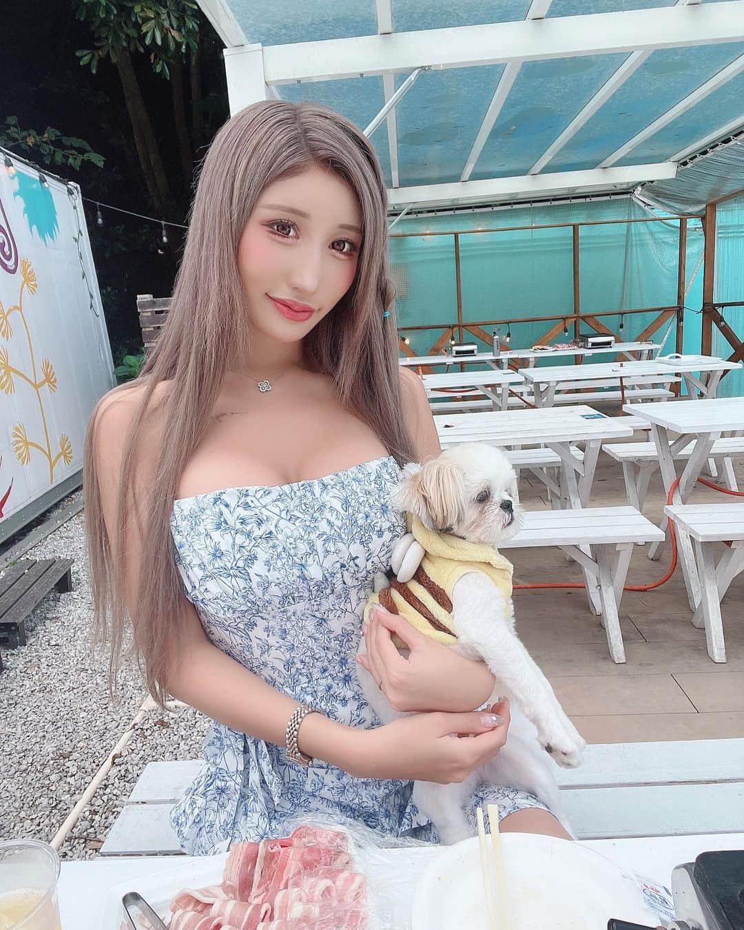 のインスタグラム：「ばーべきゅっ🍖」