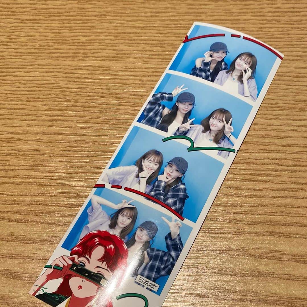 尾碕真花のインスタグラム：「. . . 久々に会えた😊 . 韓国式のプリクラ初めて撮りました🇰🇷 . 証明写真みたくていい感じ。 .」