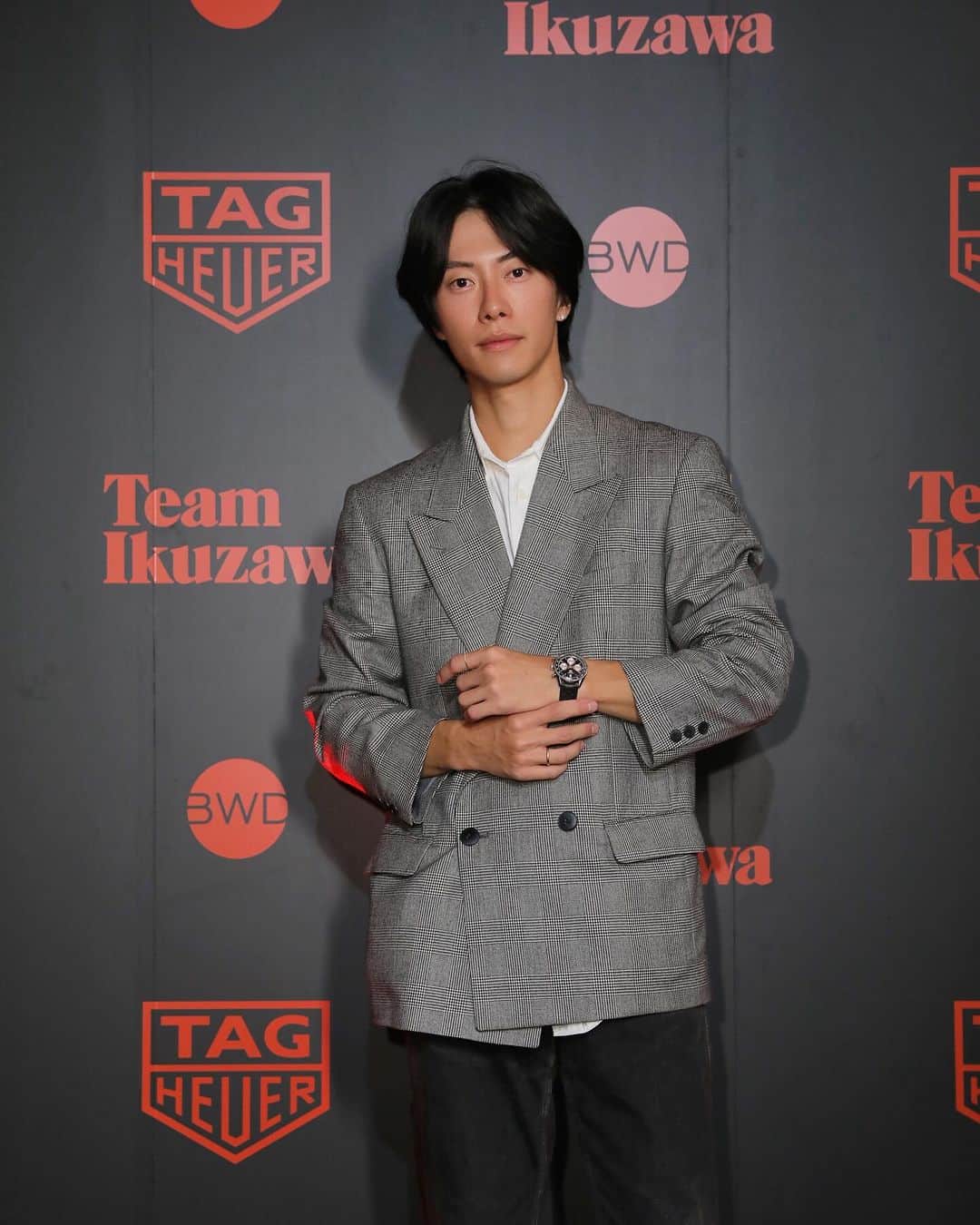 Rintarou Asari 浅利 琳太郎のインスタグラム：「@Tagheuer  タグ・ホイヤーとTEAM IKUZAWAの世界観がとても素敵でした。 どれもカッコよかったな~  #TAGHeuerxTeamIkuzawa #TAGHEUER #PR」