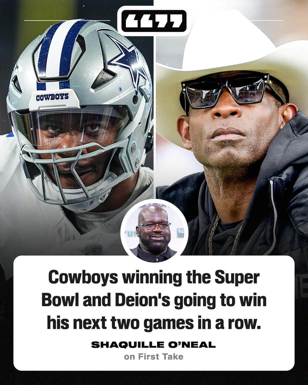 シャキール・オニールさんのインスタグラム写真 - (シャキール・オニールInstagram)「Tex Johnson, we mean Shaq, is all in on the Cowboys and Buffs 🔥」9月23日 0時58分 - shaq