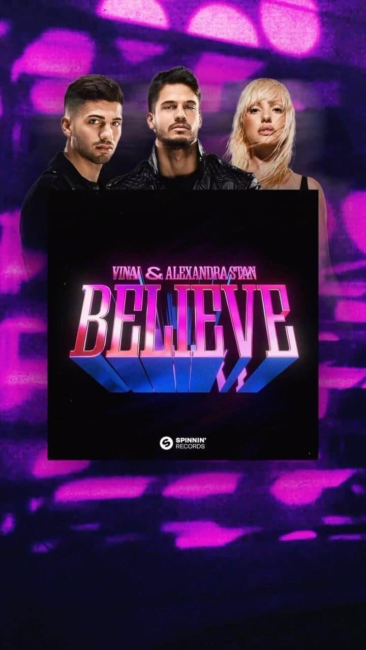 アレクサンドラ・スタンのインスタグラム：「OUR NEW SONG “BELIEVE” is OUT NOW EVERYWHERE ❤️🥳 let us know in the comment if you like it 😍 thank you for the support ❤️」