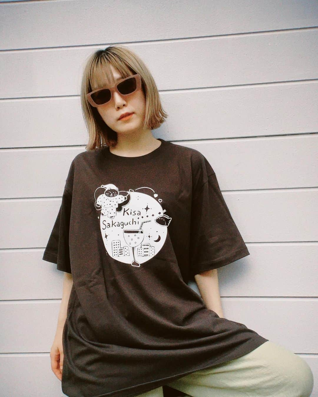 きささんのインスタグラム写真 - (きさInstagram)「🌃🧚‍♀️🍹🐟🌃 よあそびパタニャンTシャツ着ました😎🧚‍♀️ これは両方XL（私151cm） ネコちゃんの妖精（パタニャン）にいいとこ連れてってもらおう🤤🧚‍♀️🌈」9月22日 19時52分 - kisa_piyo_1988