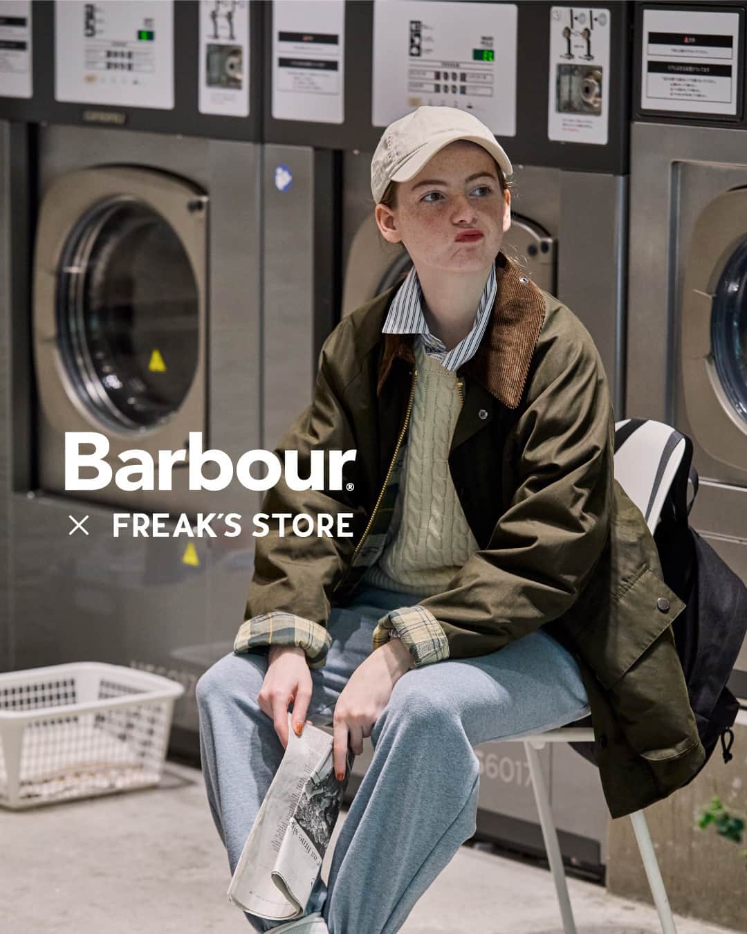 のインスタグラム：「-Babour × FREAK'S STORE for WOMEN'S-  日常に溶け込むクラシカルな逸品、”Barbour”の別注モデルが今季の大本命！ 揺るがないクオリティと、時代に合わせたアップデート。今年こそ、永く愛するアウターが見つかるはず。  ▶︎TOPページ( @freaksstore_official )のURLからFeatureをご覧ください。  #freaksstore #フリークスストア #freaksstore23fw  #freaksstoreofficial #freaksstore_women」