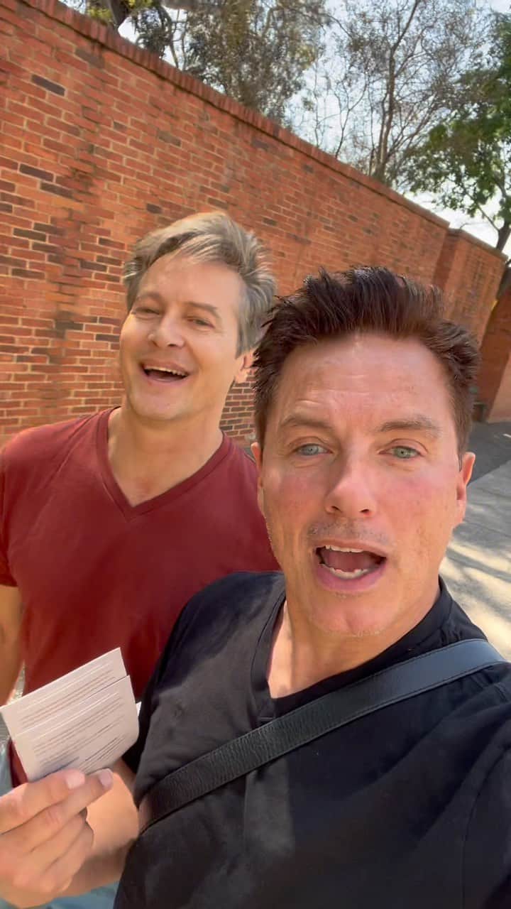 ジョン・バロウマンのインスタグラム：「We got the senior / pensioner discount!!  . #southafrica #lgbtq #johannesburg @apartheidmuseum #mandela #husband #senior #pensioner @scottmale @comicconafrica」