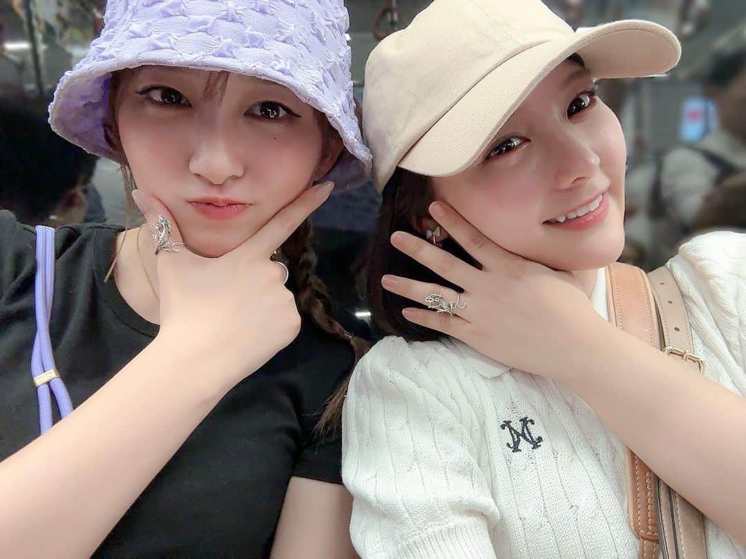 齊藤なぎささんのインスタグラム写真 - (齊藤なぎさInstagram)「💍️🔒 ⁡ ⁡ ⁡ 愛ちゃんとおそろいリング！ いっぱい笑って楽しい日でした🍀︎ ⁡ ⁡ ⁡」9月22日 20時06分 - saitou_nagisa