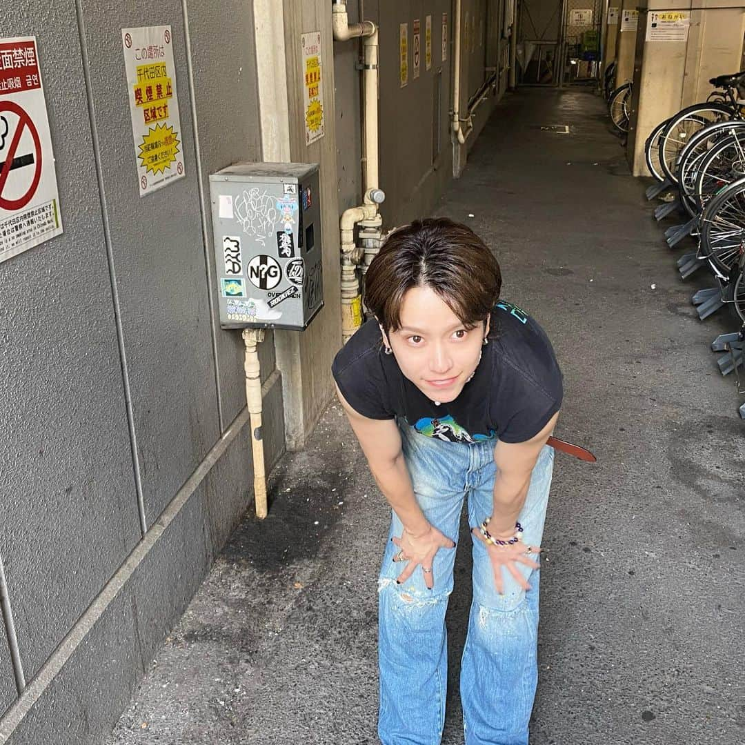 SHINさんのインスタグラム写真 - (SHINInstagram)「夏バイバイ🌴🪼  See you summer!!  #shinchan_style #madkid」9月22日 20時21分 - shin_madkid