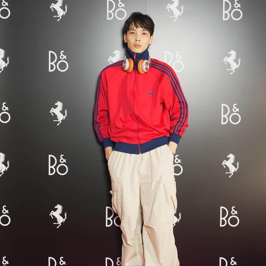 守屋光治のインスタグラム：「Bang & Olufsen とFerrari のコラボイベントに行ってきました！  #BangOlufsenForFerrari #BangOlufsenJapan #pr」