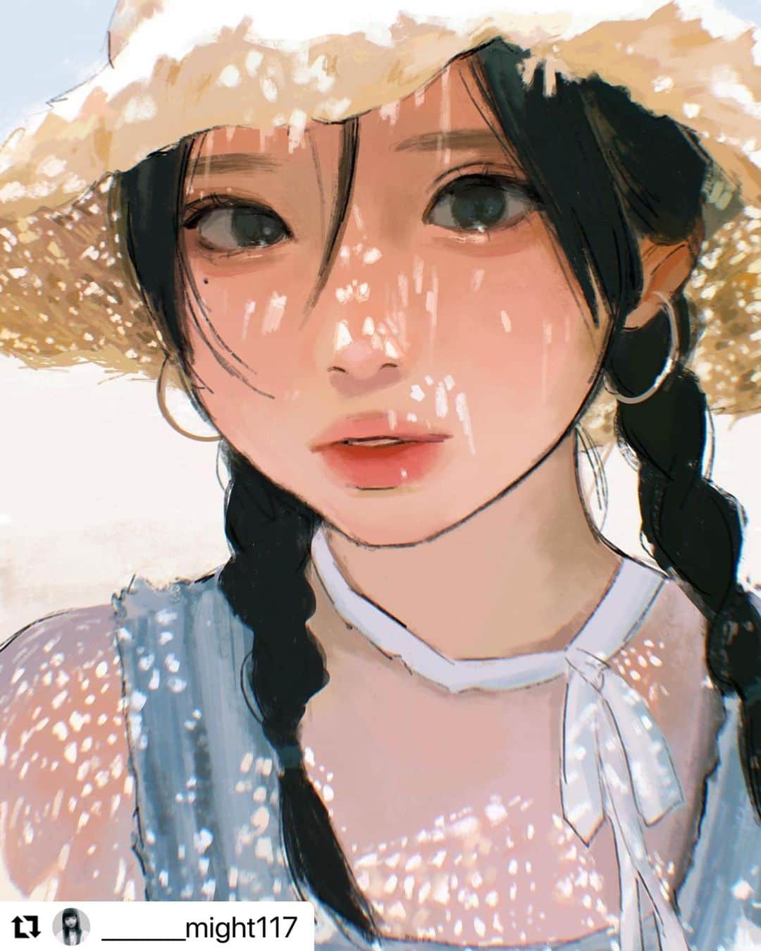 のインスタグラム：「Numero.jpの連載スタートしました。 @_______might さんの絵とコラボレーションさせていただいてます。光栄！  #Repost @_______might117 with @use.repost ・・・ 記憶 #illustration」