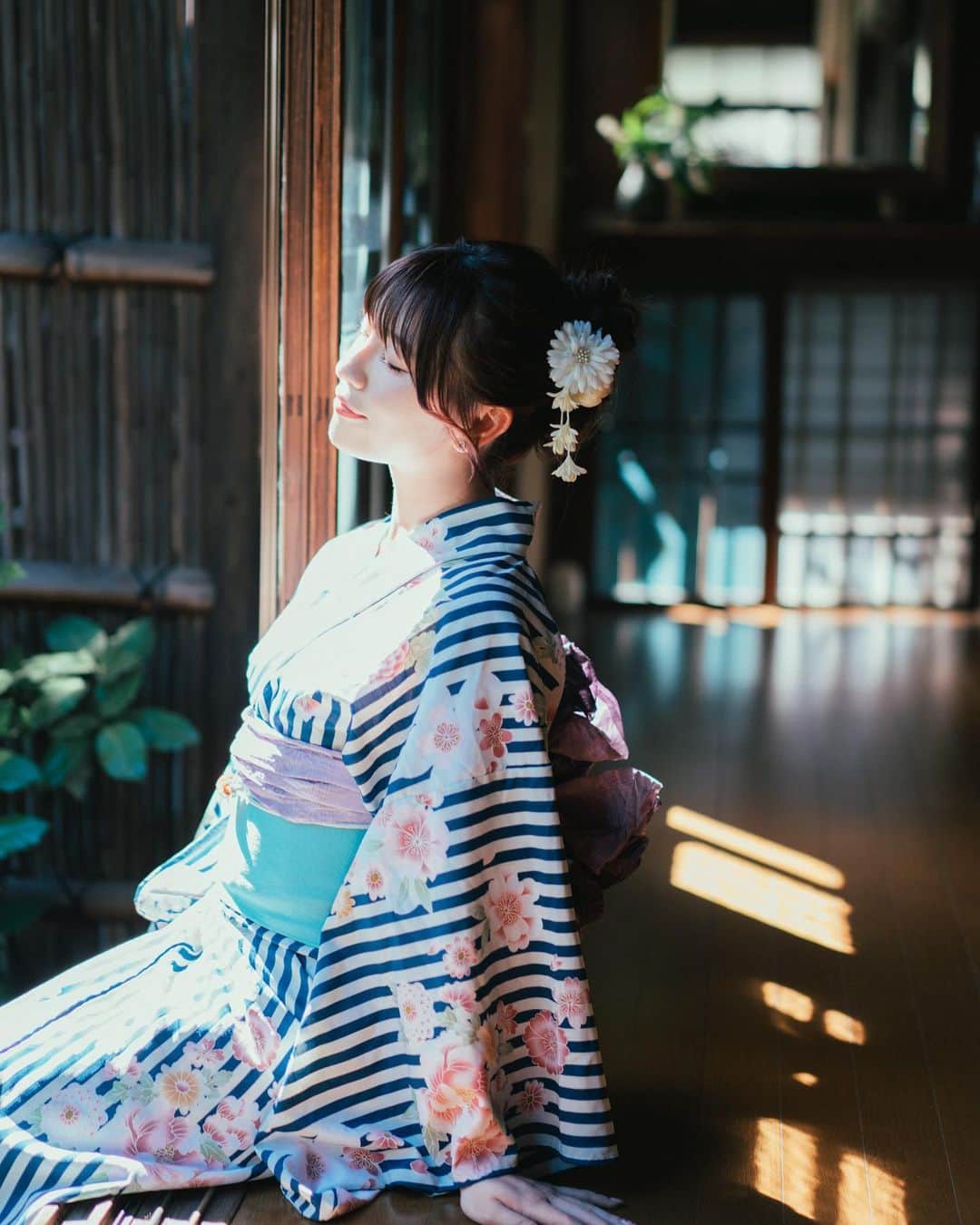 廣川奈々聖さんのインスタグラム写真 - (廣川奈々聖Instagram)「🍧🐈 💭 ⁡ ⁡ ⁡ Photo by @shimom_camera 📸   #浴衣 #作品撮り #ポートレート #japanphotography」9月22日 21時19分 - nanaseven7_u_u