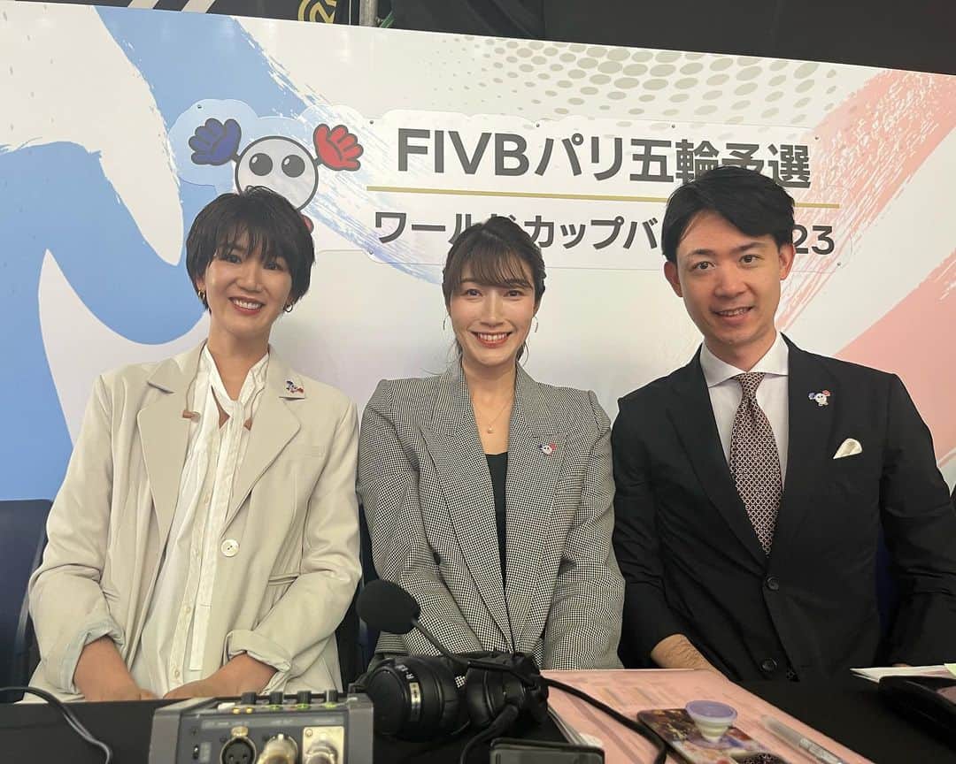 田淵裕章さんのインスタグラム写真 - (田淵裕章Instagram)「日本×ベルギー 実況させて頂きました🏐 日本5連勝おめでとうございます‼️  #パリ五輪予選  #ワールドカップバレー  #女子日本代表 #FIVB」9月22日 21時33分 - yushoh.tabuchi