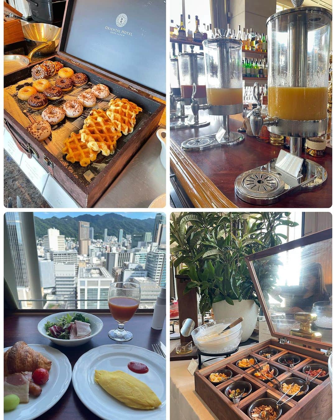 小川薫さんのインスタグラム写真 - (小川薫Instagram)「【ORIENTAL HOTEL】 . 8月が終わるころに遅めの夏休みで 「ORIENTAL HOTEL」へ。  神戸は海も山もすぐそこ。 とくに居留地はおしゃれな街ですね。  朝食のメニューが豊富で 朝から食べ過ぎてしまいます！ . #オリエンタルホテル　#orientalhotel  #神戸　#居留地 #plandosee #salondeclover  #サロンドクローバー #小川薫 #料理研究家　#テーブルコーディネーター #堀江 #料理教室　#料理教室大阪」9月22日 21時41分 - salondeclover