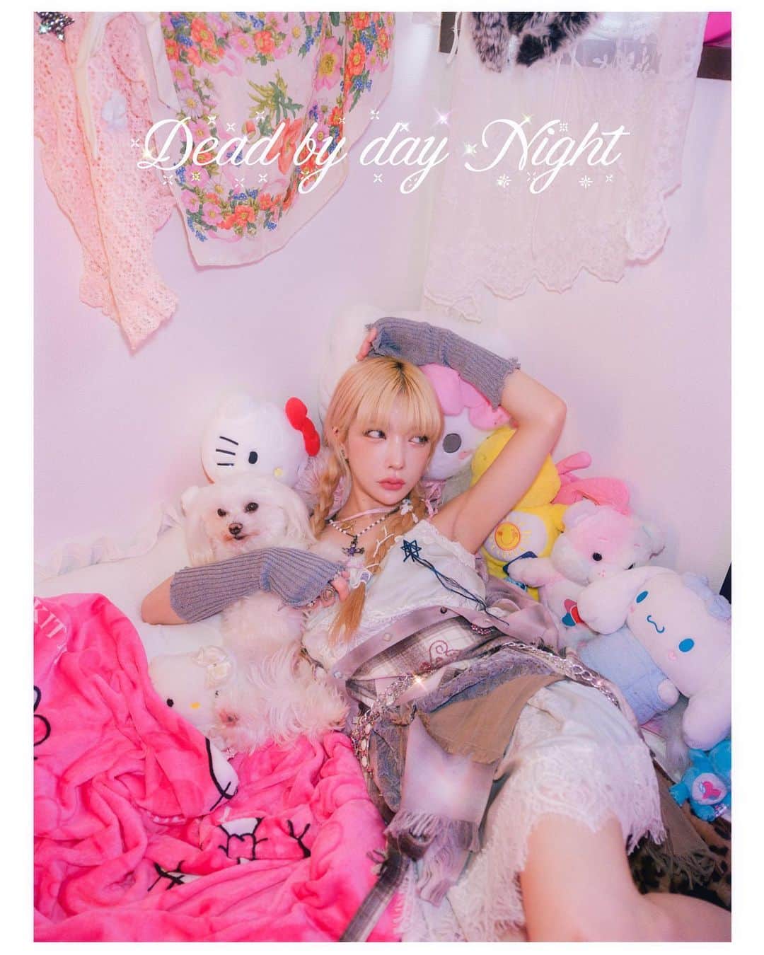 香椎かてぃのインスタグラム：「10/10（火） ｡ﾟﾟ･｡･ﾟﾟ｡ ﾟ。 DEAD BY DAY NIGHT .:｡†ﾟ 　ﾟ･｡･ 会場：代官山UNIT OPEN 18:00 START 19:00 前売 ¥3,500 +1D 出演　かてぃ / and more  一般販売開始ପଓ* °̩̥‧̥·̊‧̍̊   photo by @erinkaori  costume @usagi_kanae  place @pantykaty」