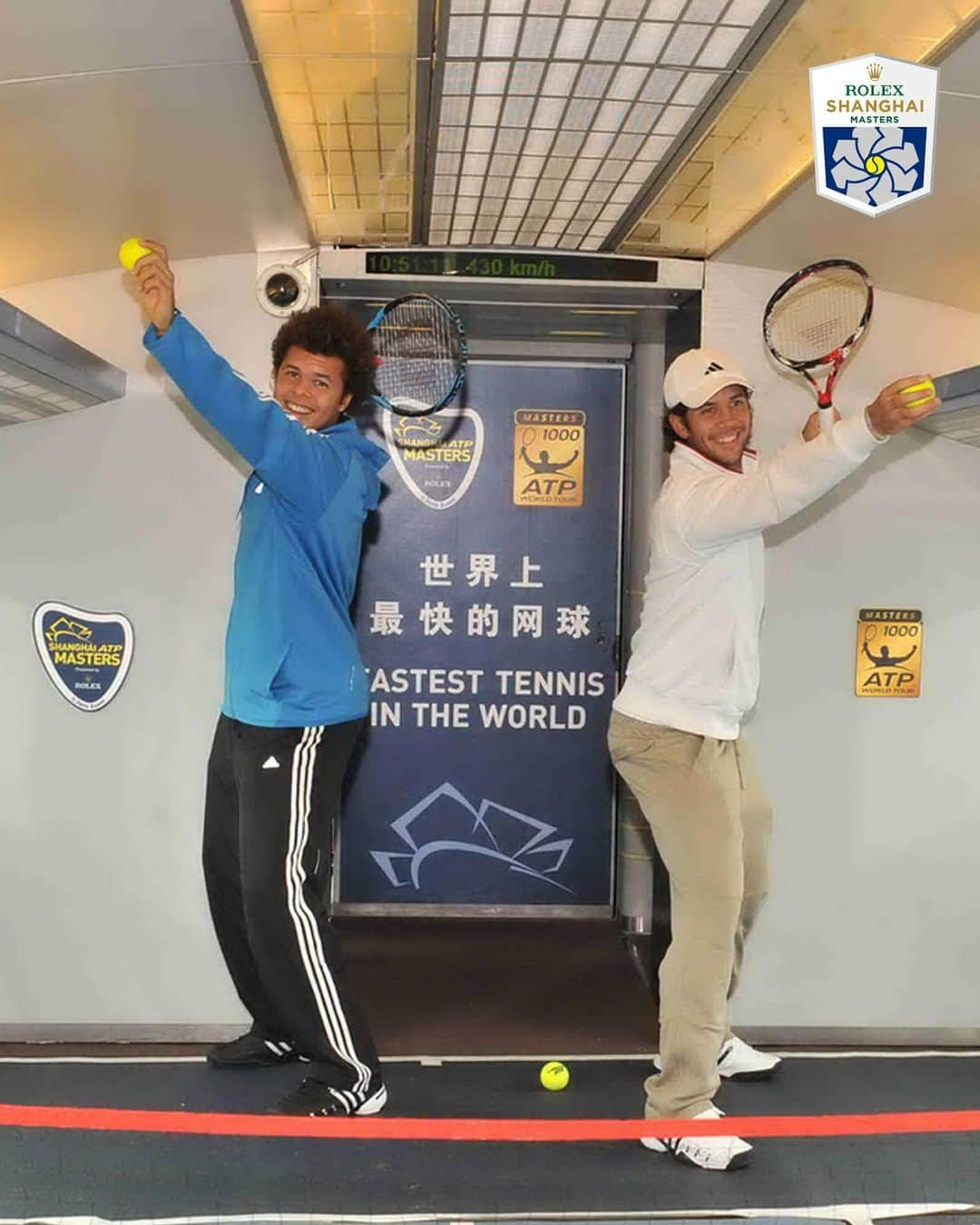 フェルナンド・ベルダスコさんのインスタグラム写真 - (フェルナンド・ベルダスコInstagram)「Tennis on a high-speed train⚡️ 🚅 Rewind to 2009 with @tsongaofficiel & @ferverdasco!  . #tennis #rolexshanghaimasters #tsonga #verdasco #atp #atptour #tennistv」9月22日 22時19分 - ferverdasco