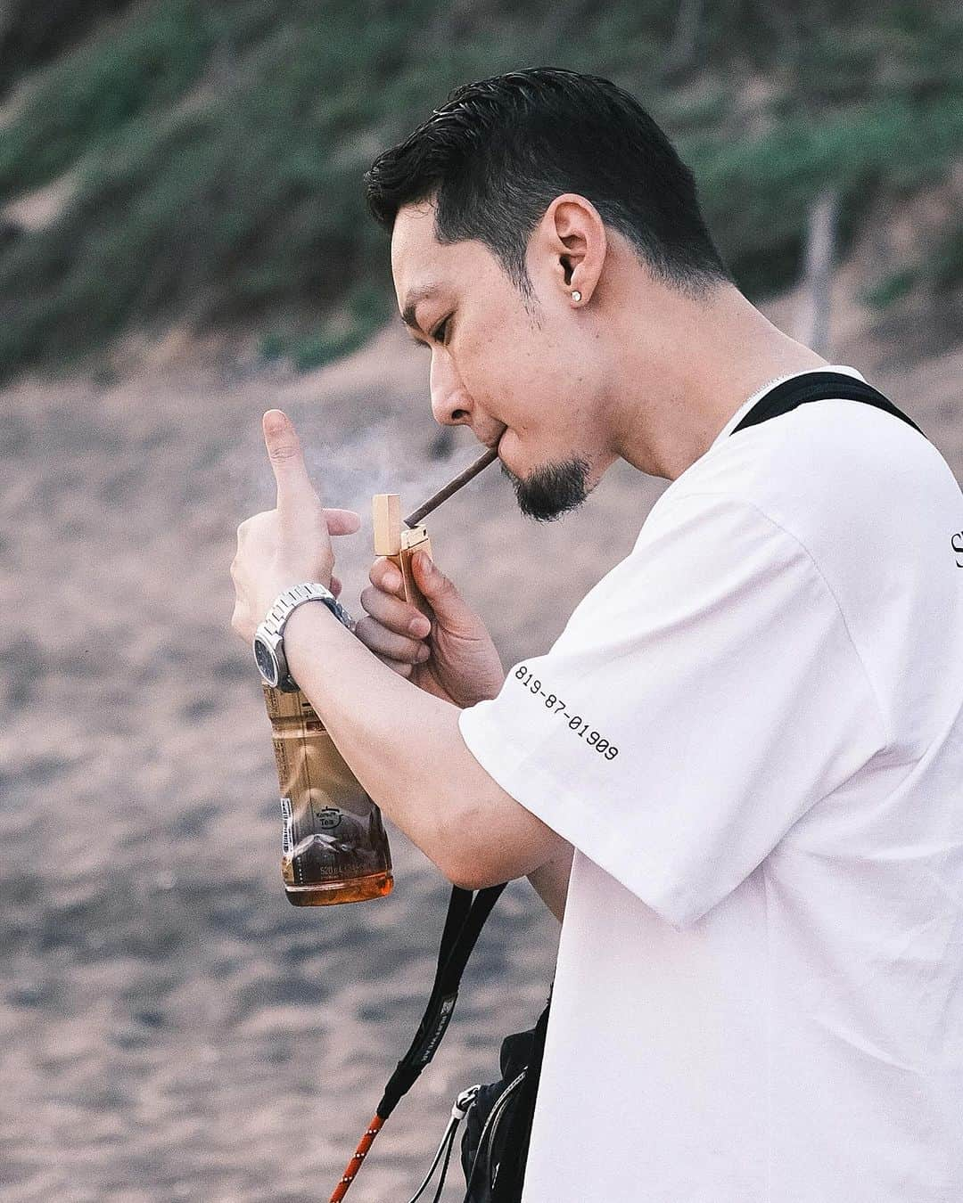 thequiettのインスタグラム：「smokin session 🌊」