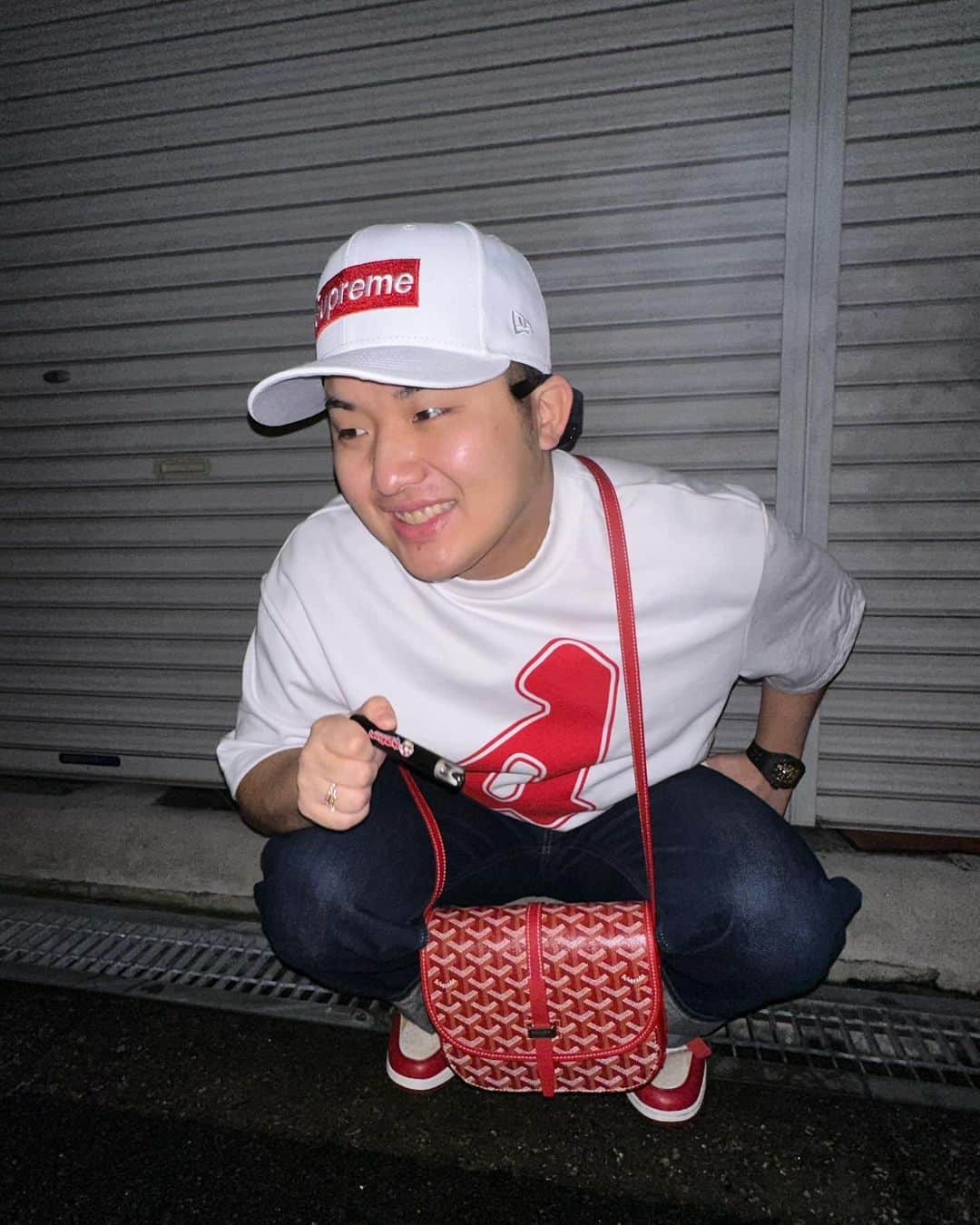がーどまんのインスタグラム：「🟥と🤍と🍄」