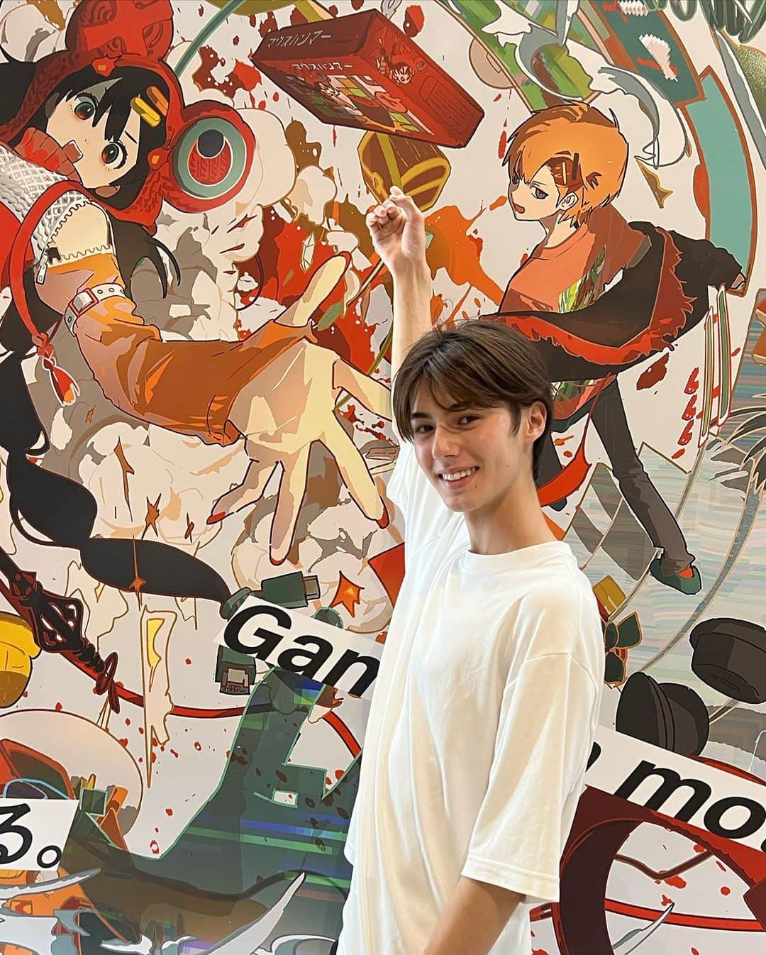 翔のインスタグラム：「Tokyo Game Show 2023行ったよ! ゲーム大好きだから本当に楽しかった! 好きなゲームや欲しいゲームが沢山見つかった🥹 Would it have been a crime if I took the PAYDAY mask 😈」