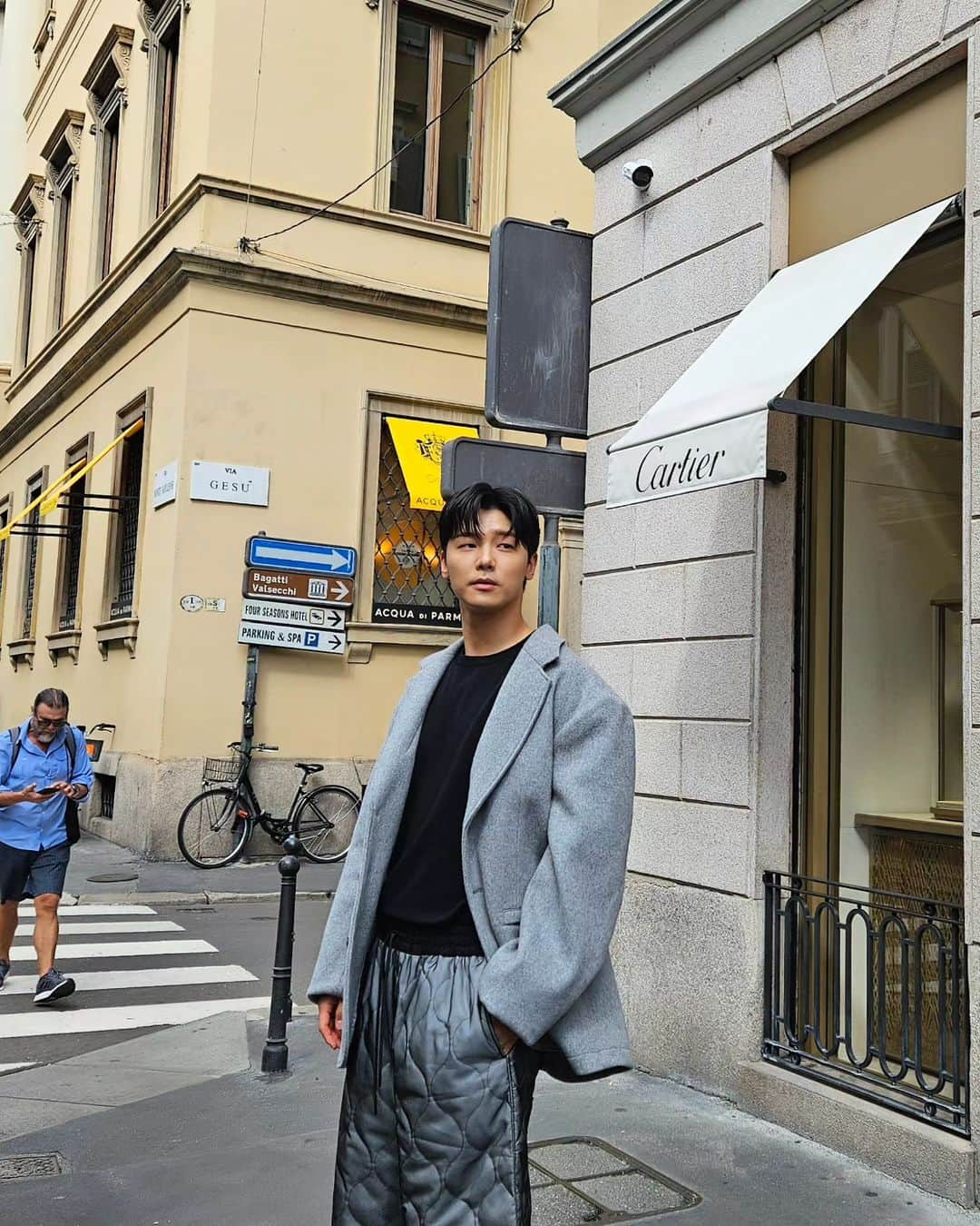 カン・ミニョクのインスタグラム：「#milano」