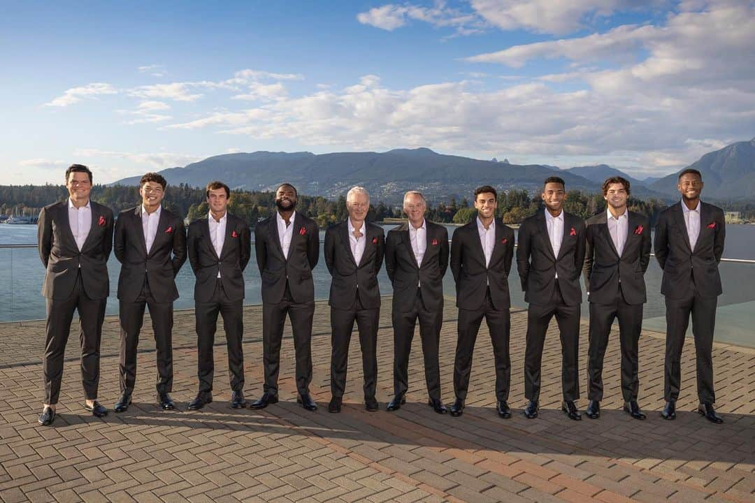 フェリックス・オジェ＝アリアシムのインスタグラム：「Team World is ready to get this action going 🔴🌍💪🏽  #lavercup」