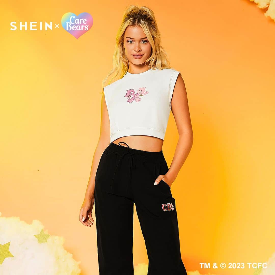 SHEINさんのインスタグラム写真 - (SHEINInstagram)「Spread the team spirit, Care Bears-style! 📣💕🤸‍♂️ Bring cheery vibes like a champ with sporty charm from our #SHEINxCareBears collection 🐻💖🌈  🔎22166567 22399750 22166072 22176484 22166086 22314402 22312072 22166507  #SHEINxCareBears #SHEINcollabs #CareBears」9月23日 2時00分 - sheinofficial