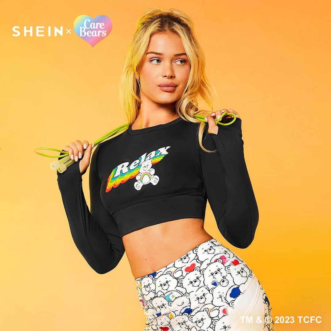 SHEINさんのインスタグラム写真 - (SHEINInstagram)「Spread the team spirit, Care Bears-style! 📣💕🤸‍♂️ Bring cheery vibes like a champ with sporty charm from our #SHEINxCareBears collection 🐻💖🌈  🔎22166567 22399750 22166072 22176484 22166086 22314402 22312072 22166507  #SHEINxCareBears #SHEINcollabs #CareBears」9月23日 2時00分 - sheinofficial
