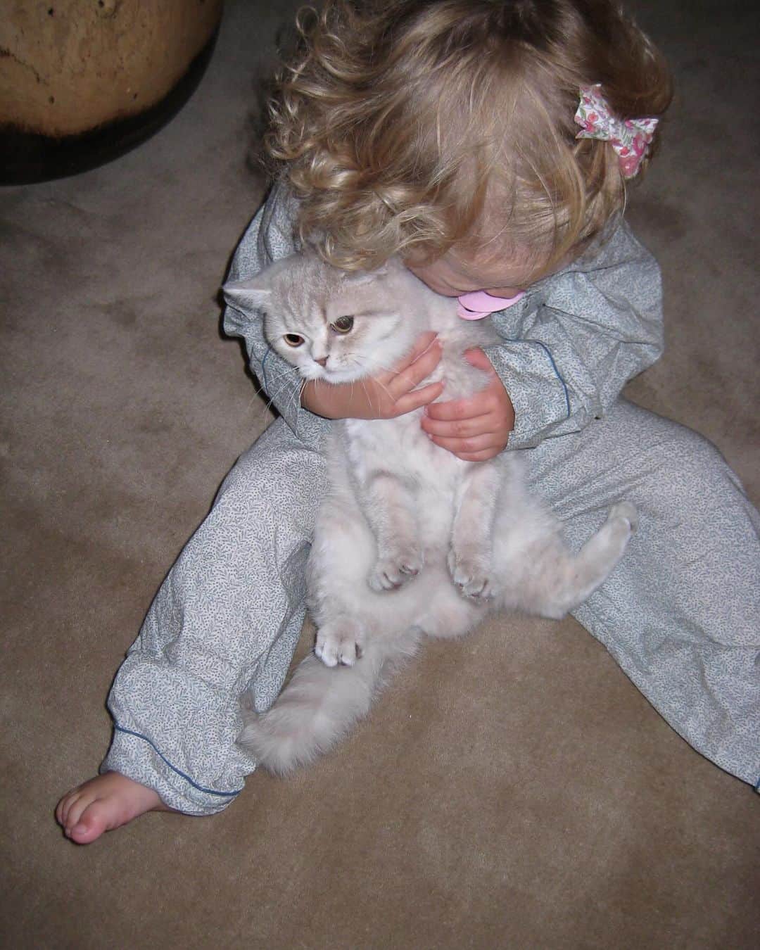 Mathilde Goehlerのインスタグラム：「Favourite 🫶🏽 ( the cat was not injured during this hug 🥹)」